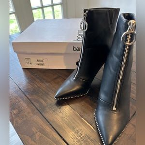 bar III, black bootie with studs size 7.5M